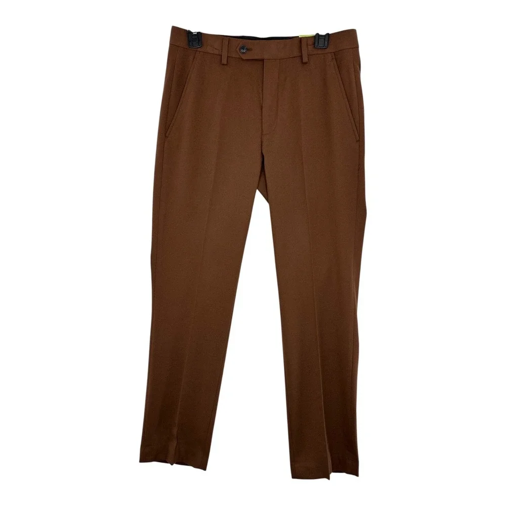 Alfani Slim Fit Dress Pants Men's 30x30 Vicuna Brown Office Career Casual